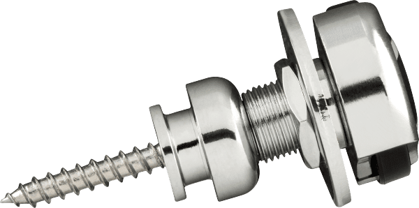 Fender Infinity Strap Locks - Chrome - Image 4