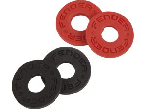 Fender Strap Blocks 4-Pack - Black (2) and Red (2)