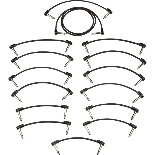 Fender Black Chain Patch Cable Kit - Small