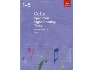 ABRSM: Specimen Sight-Reading Tests for Cello - Grades 1-5