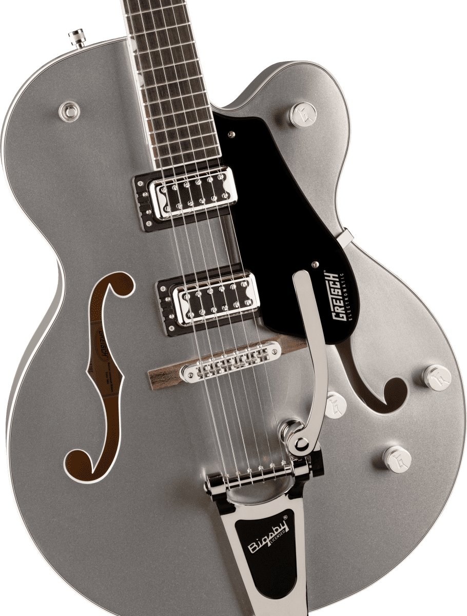Gretsch G5420T Electromatic Classic Hollow Body - Single-Cut - w/Bigsby - Airline Silver - Image 4
