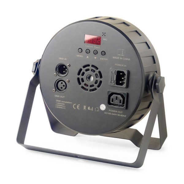 Stagg Flat ECOPAR 6 Spotlight w/ 6 x 12-watt RGBWAUV (6 in 1) LED - Image 2