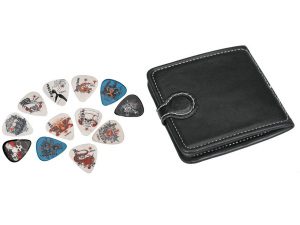 Boston PP-312 Pick Pouch w/12 Celluloid Skull Picks