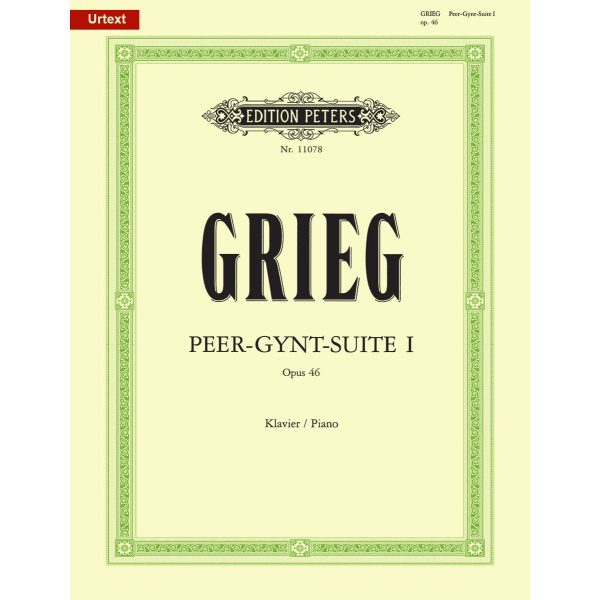 Grieg Peer Gynt Suite Vol 1 Op. 46 - Piano