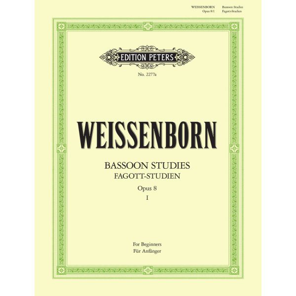 Julius Weissenborn - Bassoon Studies Op. 8 Vol.1