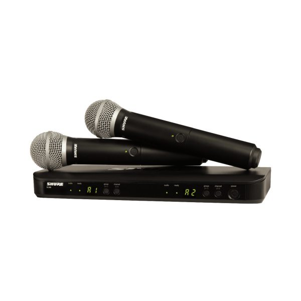 Shure BLX288/PG58 Dual Wireless Vocal System w/2 X PG58 - Image 2