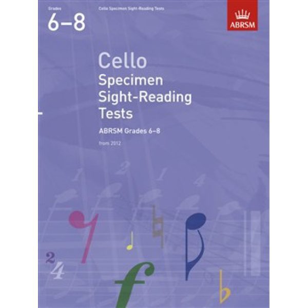 ABRSM: Specimen Sight-Reading Tests for Cello - Grades 6-8