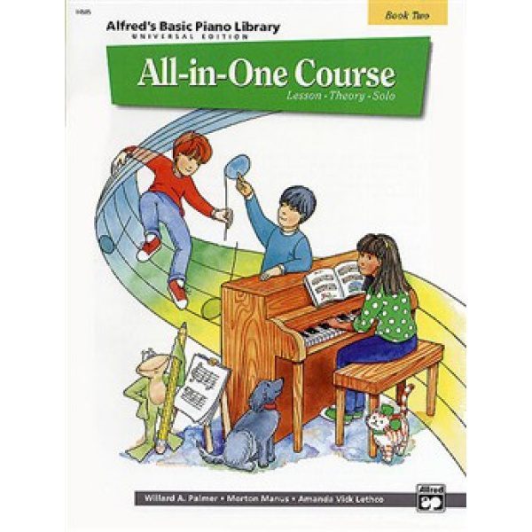 Alfred's Basic Piano Library - All-in-One Course: Book Two.