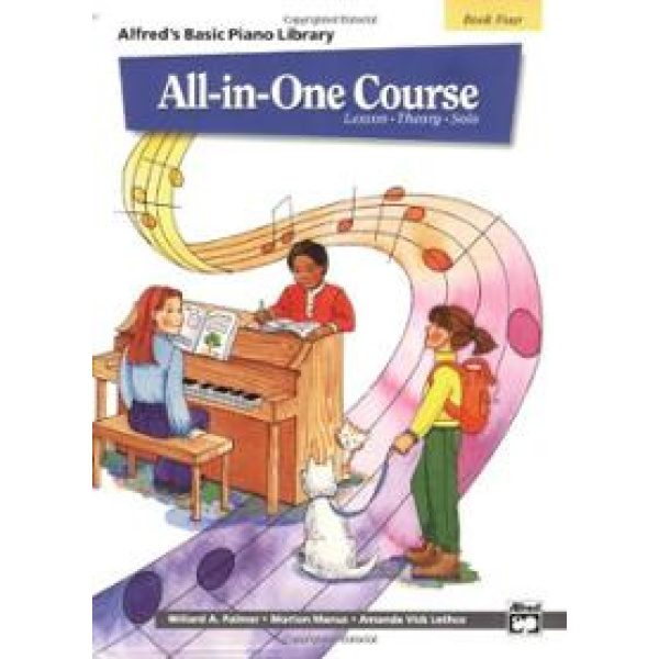 Alfred's Basic Piano Library - All-in-One Course: Book Four