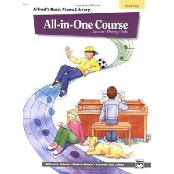 Alfred's Basic Piano Library - All-in-One Course: Book Five