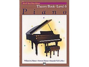 Alfred's Basic Piano Library: Theory Book - Level 6.