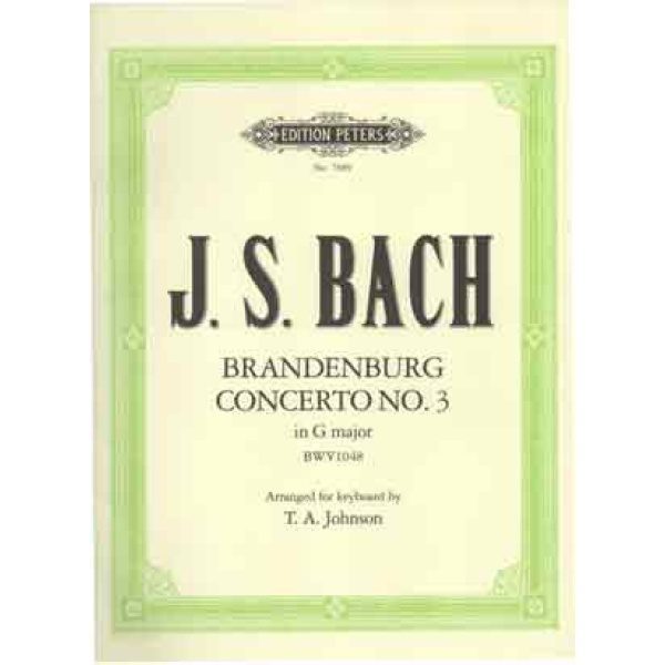 J. S. Bach "Brandenburg Concerto in G major" - Piano