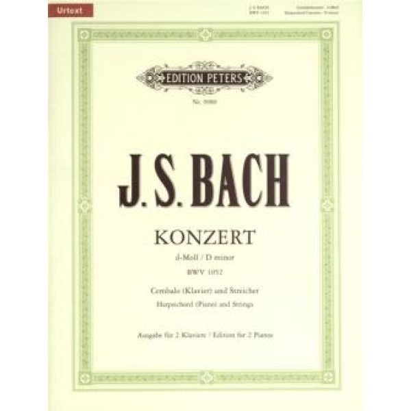 J. S. Bach Konzert / Concerto in D minor. Piano and Strings