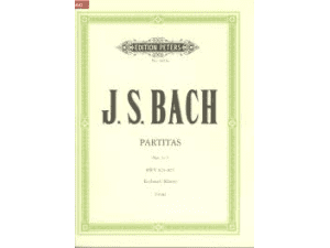 J. S. BAch "Partitas Nos. 1-3" Piano