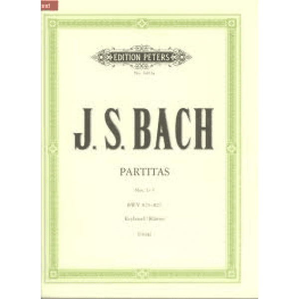 J. S. BAch "Partitas Nos. 1-3" Piano