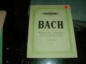 Bach "klavierwerke - Supplement" Piano