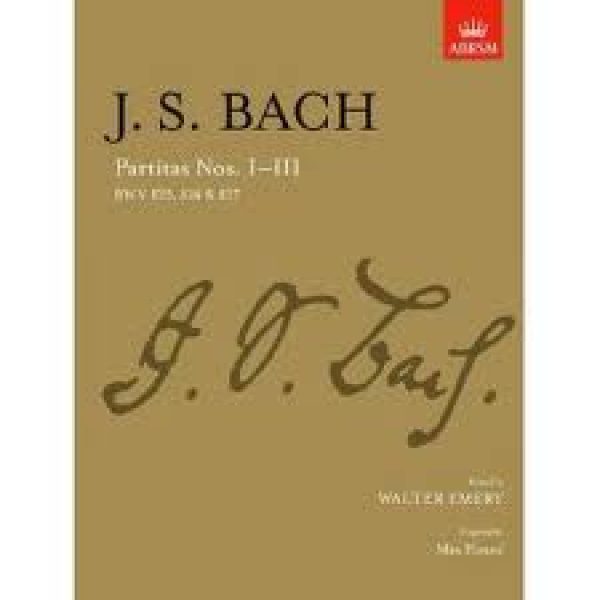 J. S. Bach "Partitas No. 1-3" Piano