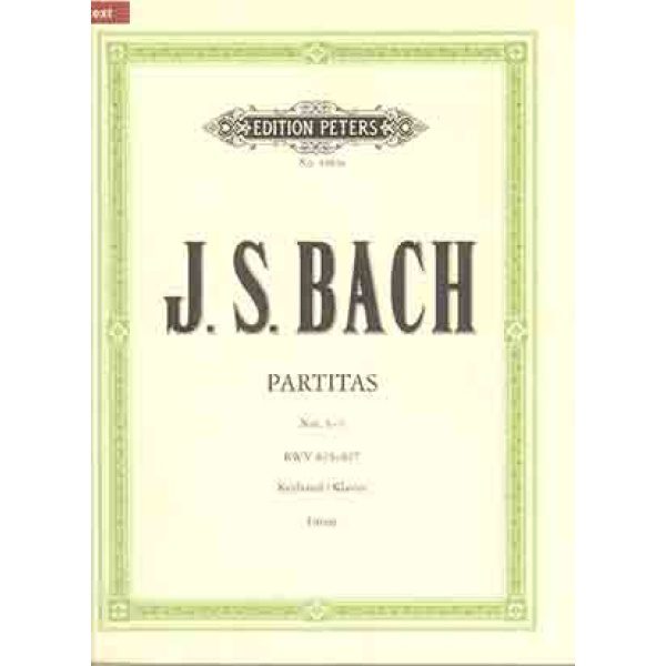 J. S. Bach "Partitas" No. 4-6. Piano