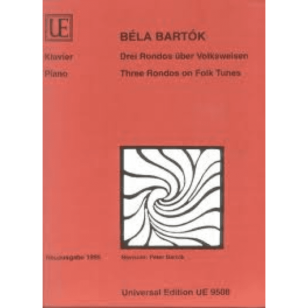 Bela Bartok "Three Rondos on Folk Tunes" Piano