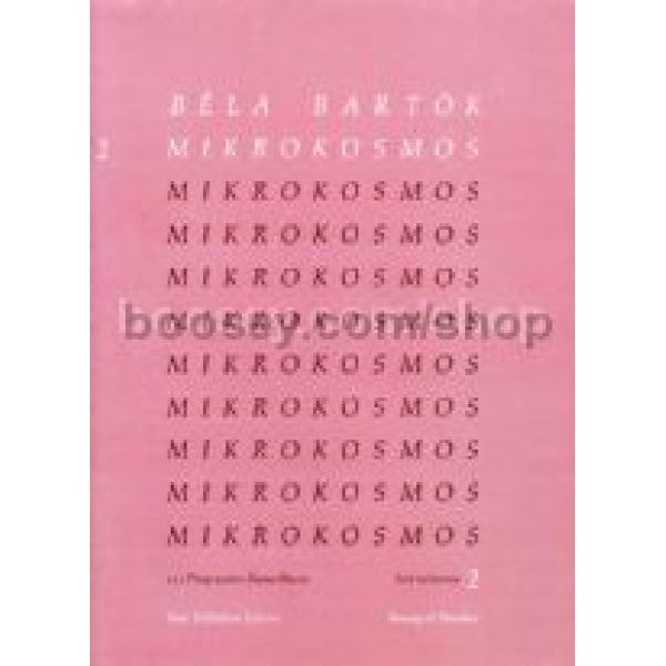 Bela Bartok "Mikrokosmos" Vol. 2. Piano