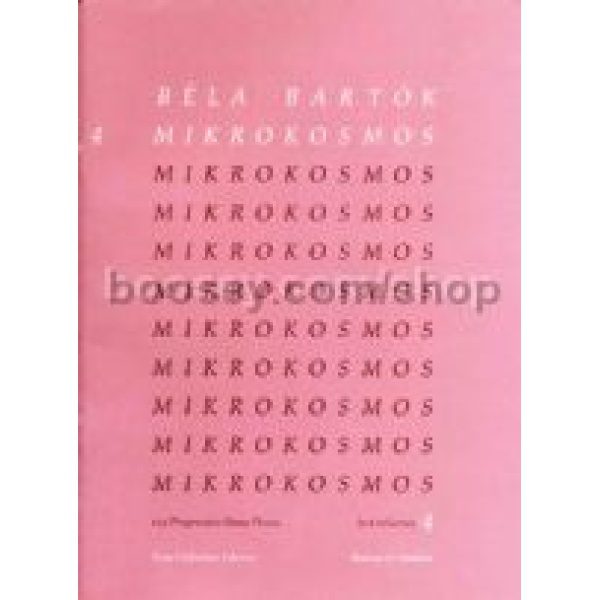 Bela Bartok "Mikrokosmos" Vol 4, Piano
