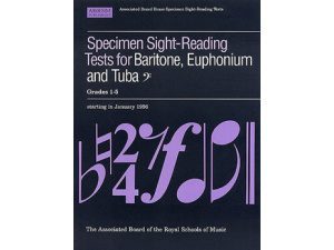 ABRSM - Specimen Sight-Reading Teats: Baritone, Euphonium & Tuba (Bass Clef) Grades 1-5