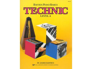Bastien Piano Basics Level 4 "Technic" WP219 (For The 7-11 year old beginner)