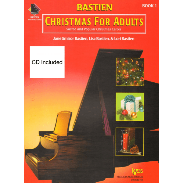 Bastien: Christmas for Adults (CD Included) - Book 1