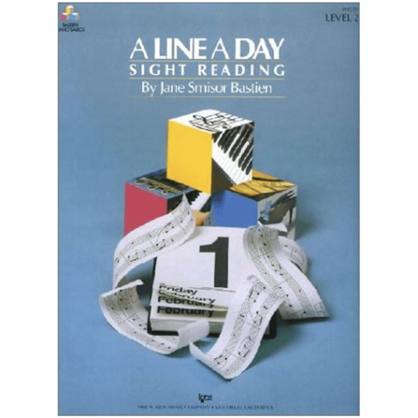 Bastien Piano Basics "A Line A Day Sight Reading: Level 2 WP259 (For The 7-11 year old beginner)