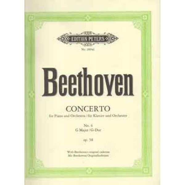 Beethoven Concerto No 4, G Major, Op.58-For Piano And Orchestra