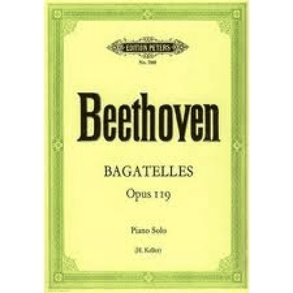 "Bagatelles" Beethoven opus 119 Piano