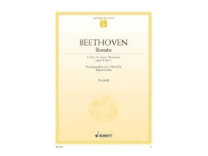 Beethoven Rondo In C-Dur / C Major Opus 51, No. 1. Piano