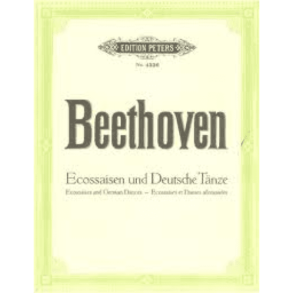 Beethoven "Ecossaises and German Dances" Piano