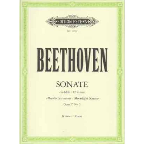 Beethoven Sonate cis-Moll / C sharp Minor "Moonlight Sonata" Op.27, No. 2 - Piano