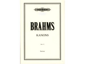 Johannes Brahms  Op. 113 for Female Voices 13 Canons for Choir