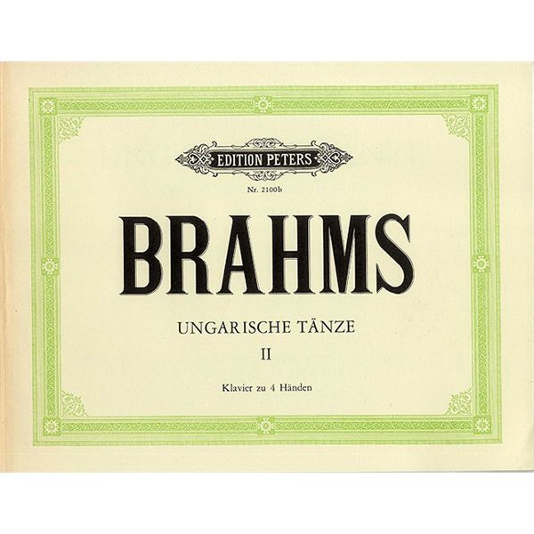 Brahms - Hungarian Dances Volume 2 for Piano Duet.