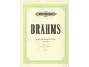 Brahms 4 Klavierstucke / Piano Pieces Op. 119.