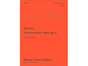 Brahms Piano Sonata F minor Op. 5