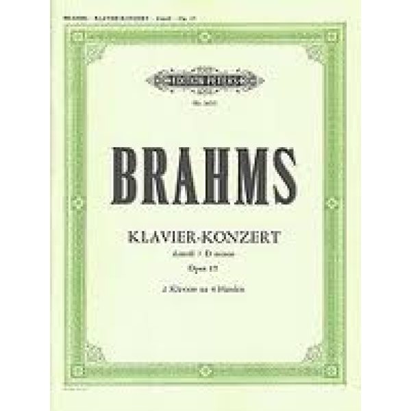 Brahms Concerto No. 1 in D minor Op. 15 - Piano