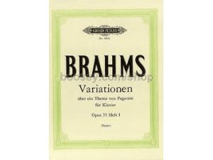 Brahms Variationen Op. 35 Heft 1 - Piano
