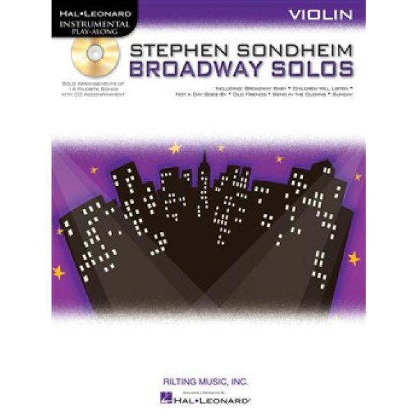 Instrumental Play-Along: Stephen Sondheim Broadway Solos (CD Included) - Violin