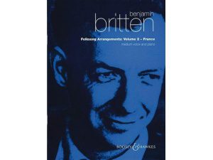 Benjamin Briten: Folksong Arrangements Volume 2 - France (Medium Voice and Piano)