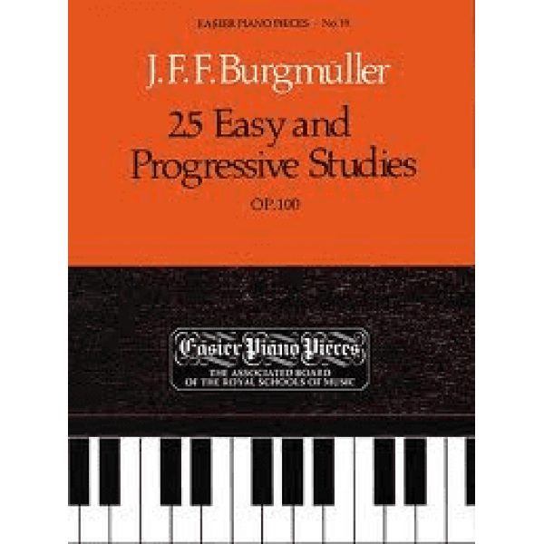 J. f. f. Burgmuller 25 Easy and Progressive Studies, Op. 100 - Piano