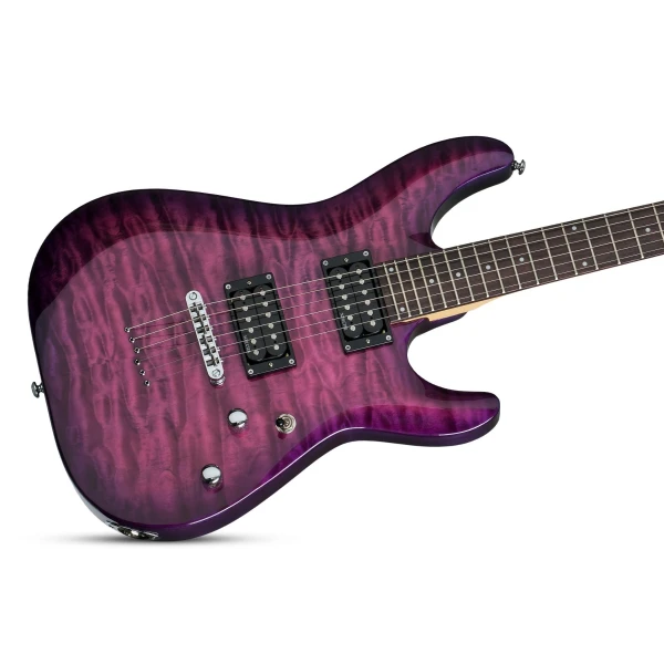 Schecter C-6 Plus Electric Magenta - Image 5