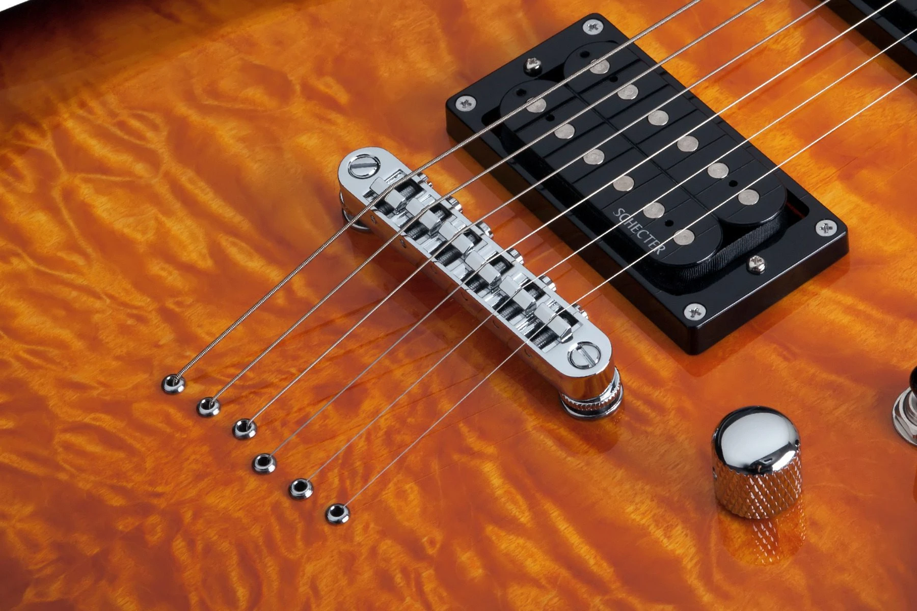 Schecter C-6 Plus Vintage Sunburst - Image 7