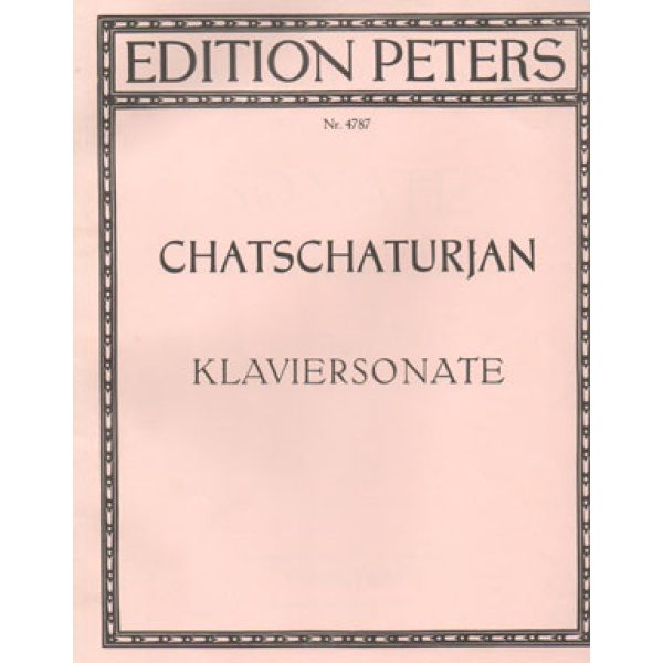 Aram Chatschaturjan - KlavierSonate / Sonatas for Piano.