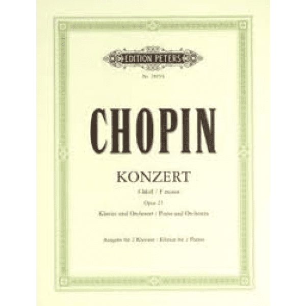 Chopin Konzert / Concerto in F minor Op. 21 - Piano and Orchestra.