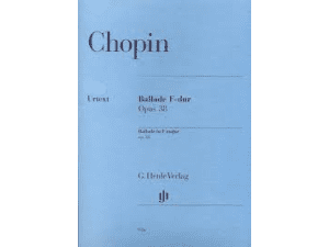 Chopin Ballade F -dur / F major Op. 38. - Piano.