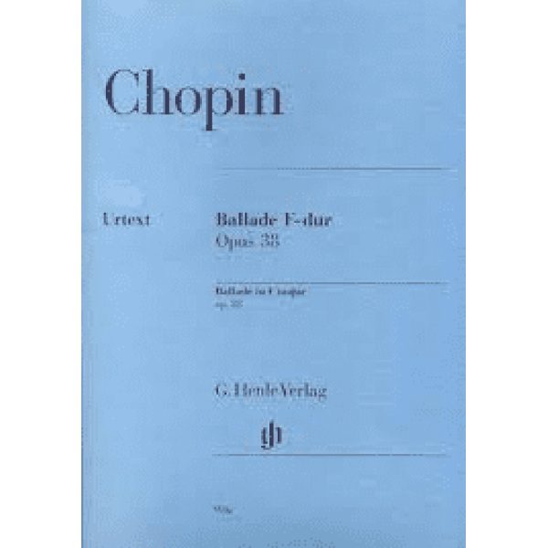 Chopin Ballade F -dur / F major Op. 38. - Piano.
