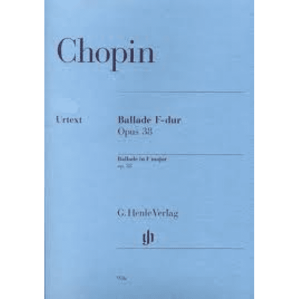 Chopin Ballade F -dur / F major Op. 38. - Piano.